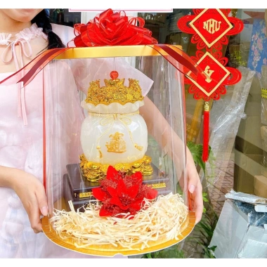 Quà Tặng Khai Trương Tân Gia Túi Vàng Kim Bảo Vật – Phong Thủy Tài Lộc, Banner Chữ 750k 4