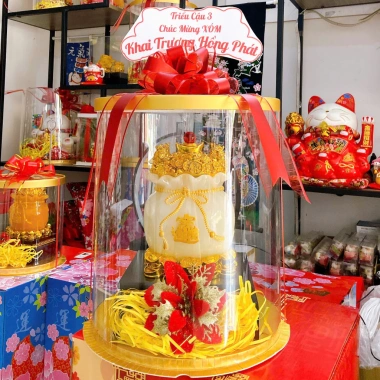 Quà Tặng Khai Trương Tân Gia Túi Vàng Kim Bảo Vật – Phong Thủy Tài Lộc, Banner Chữ 750k 7