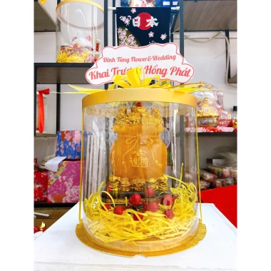 Quà Tặng Khai Trương Tân Gia Túi Vàng Kim Bảo Vật – Phong Thủy Tài Lộc, Banner Chữ 750k 8