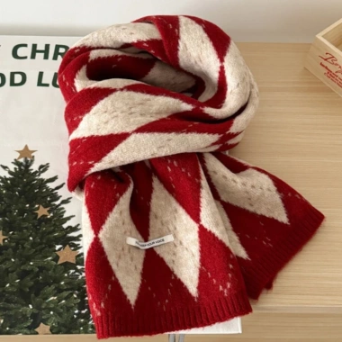 Quà Tặng Khăn Choàng Len JIRAMI Mùa Đông - Hộp Giáng Sinh Noel Du Lịch Du Học, Giá chỉ 460.000₫