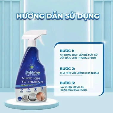 Quà tặng khăn lưới rửa bát, xoong nồi đa năng + Nước tẩy ion Dr.Natro 500ml - Giá ưu đãi 210.000