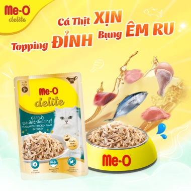 Quà Tặng Không Bán Pate Me‑O Delite 70gr – Cá thật, thịt thật, giảm còn 200k