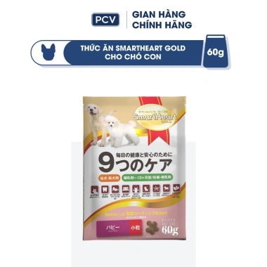 Quà Tặng Không Bán Thức ăn chó SmartHeart Gold Nhật Indoor 100g/60g giá chỉ 200k