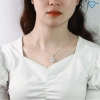 Quà tặng mẹ - Dây chuyền nữ bạc thật mặt bông tuyết đính đá, giá ưu đãi - TNJ 5