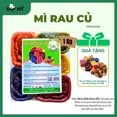 Quà Tặng Mì Chũ Rau Củ Ngũ Sắc Dậu Anh Loại 1 Xuất Khẩu Hữu Cơ Ăn Kiêng Đặc Sản Bắc Giang 1kg Giá 65.000