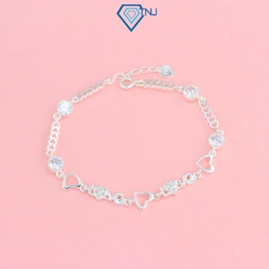 Quà Tặng Người Yêu Lắc Tay Nữ Bạc Chữ Love Đính Đá Thời Trang LTN181 TNJ