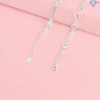 Quà Tặng Người Yêu Lắc Tay Nữ Bạc Chữ Love Đính Đá Thời Trang LTN181 TNJ 5