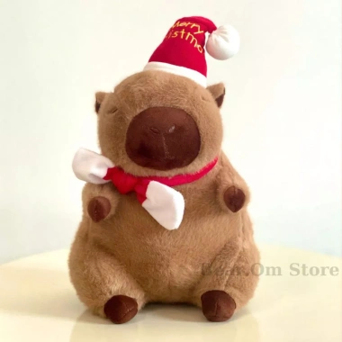 Quà Tặng Noel 2.025 Gấu Bông Capybara Thú Nhồi Bông Giáng Sinh Mũ Merry Christmas Đáng Yêu Giá Ưu Đãi 125k 5