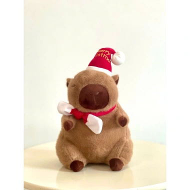 Quà Tặng Noel 2.025 Gấu Bông Capybara Thú Nhồi Bông Giáng Sinh Mũ Merry Christmas Đáng Yêu Giá Ưu Đãi 125k 6