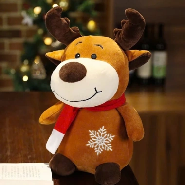 Quà tặng Noel 2.025 Gấu bông tuần lộc tuyết Đeo khăn Noel Đáng yêu - Giá 129.000 4 Quà tặng Noel 2.025 Gấu bông tuần lộc tuyết Đeo khăn Noel Đáng yêu - Giá 129.000 4