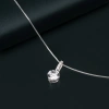 Quà tặng nữ dây chuyền bạc HELINO đá tròn dọc, S925 C24, ưu đãi 439.000₫ 5