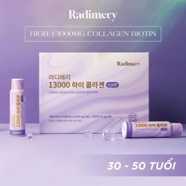 Quà Tặng Nước Uống Collagen 13.000mg Radimery Set 3 ống - Giá 270.000đ Quà Tặng Nước Uống Collagen 13.000mg Radimery Set 3 ống - Giá 270.000đ
