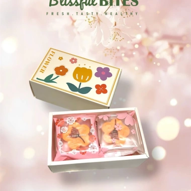 Quà Tặng Tết Xuân An Yên Hộp Bánh Dứa Blissful Bites Ít Ngọt Thơm Ngon 195k