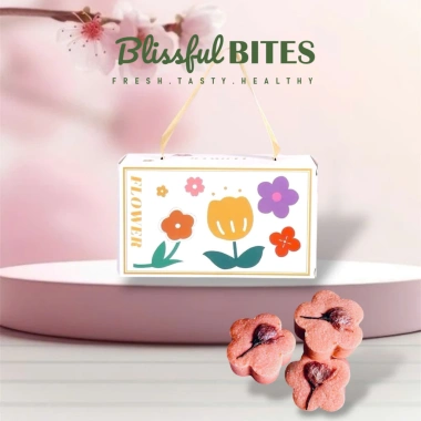 Quà Tặng Tết Xuân An Yên Hộp Bánh Dứa Blissful Bites Ít Ngọt Thơm Ngon 195k