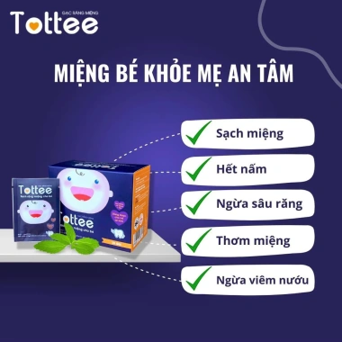 Quà tặng Tottee gạc rơ lưỡi 1 hộp cho bé - Vệ sinh răng miệng, giá chỉ 200.000đ 2 Quà tặng Tottee gạc rơ lưỡi 1 hộp cho bé - Vệ sinh răng miệng, giá chỉ 200.000đ 2