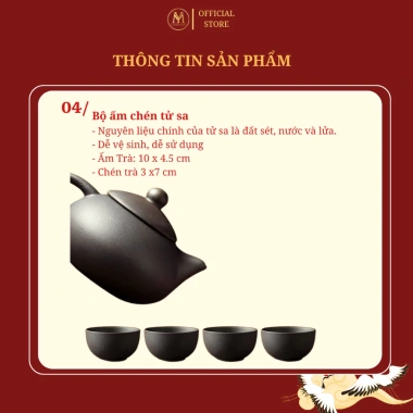 Quà Tặng Trà Cao Cấp kèm Bộ Ấm LONG PHỤNG TRÌNH – Hộp Sang Trọng, Quà Biểu Sếp Đối Tác, Giảm còn 305k 8
