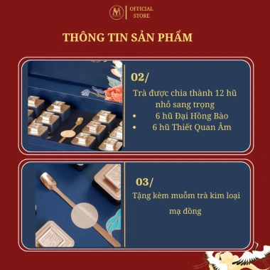 Quà tặng trà cao cấp PHÚ QUÝ NHƯ Ý kèm muỗng kim loại sang trọng - Tặng sếp, đối tác, bố mẹ, giảm còn 305.000đ 4 Quà tặng trà cao cấp PHÚ QUÝ NHƯ Ý kèm muỗng kim loại sang trọng - Tặng sếp, đối tác, bố mẹ, giảm còn 305.000đ 4