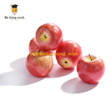 Quả táo đỏ giả - phụ kiện bày tiệc, chụp ảnh, dạy trẻ, trang trí nhà - 14.200₫