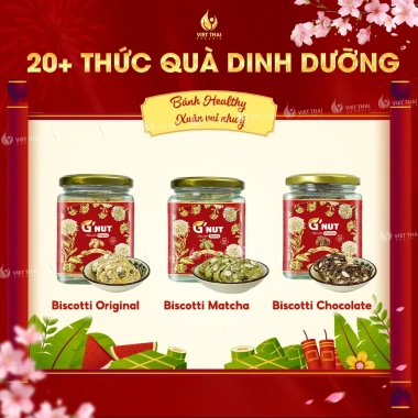 Quà Tết 2.026 Hạt Dinh Dưỡng Trái Cây Sấy Cao Cấp Hũ Thủy Tinh 7.3x10.5cm Quà Biếu Tặng 47.000đ