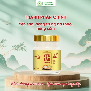Quà Tết 2.026 Set 6 hũ Yến Sào Ích Nhân Đông Trùng Hồng Sâm - Tổ yến chưng Khánh Hòa 35% giá 385k 5