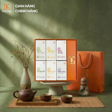 Quà Tết Hỷ Mã Đáo Gia - Bộ 6 Trà Tâm Đạo TDG Tea Dưỡng Sinh, Đẹp Ý Nghĩa, giảm còn 710.000₫