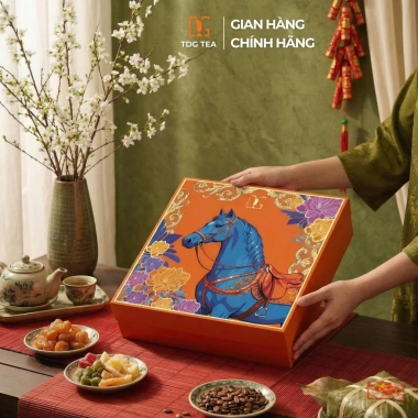 Quà Tết Hỷ Mã Đáo Gia Bộ Thanh Can Đẹp Trà Tâm Đạo TDG Tea Giá ưu đãi 710.000 VND 4