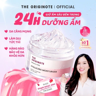 Quà Tết: Kem Dưỡng Ẩm The Originote Hyalucera Moisturizer Gel 50g - Cấp ẩm, làm dịu, phục hồi sáng da, không bết dính - 109.000₫
