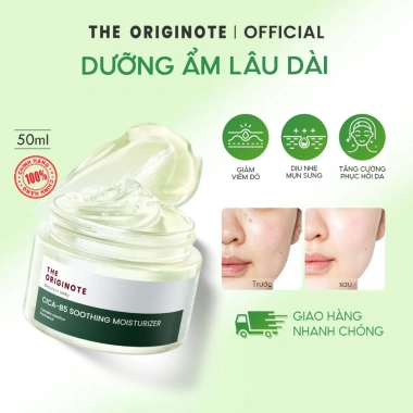 Quà Tết: Kem Dưỡng Ẩm The Originote Hyalucera Moisturizer Gel 50g - Cấp ẩm, làm dịu, phục hồi sáng da, không bết dính - 109.000₫