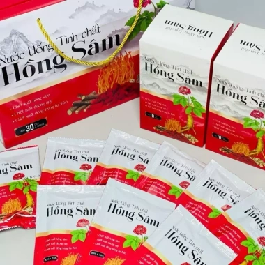 Quà Tết Mua 1 Tặng 1 Xách Chất Hồng Sâm Nhung 30g 80ml Đẹp Bổ sức khỏe HH