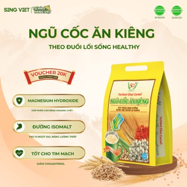 Quà Tết Ngũ Cốc Dinh Dưỡng Sing Việt Bịch 500g - Bổ Dưỡng Toàn Thân, Phù Hợp Mọi Người, Giá 55.000 VND 5 Quà Tết Ngũ Cốc Dinh Dưỡng Sing Việt Bịch 500g - Bổ Dưỡng Toàn Thân, Phù Hợp Mọi Người, Giá 55.000 VND 5