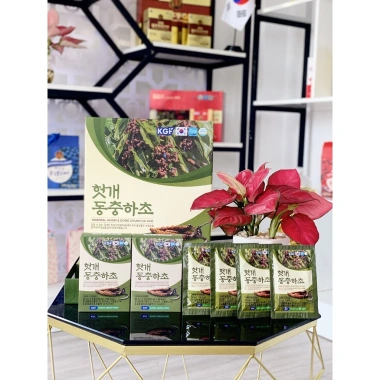 Quà Tết Nước Bổ Gan Đông Trùng Hạ Thảo KGF Hàn Quốc 30 gói 50ml Giải Độc Gan - Giá Ưu Đãi 345.000đ