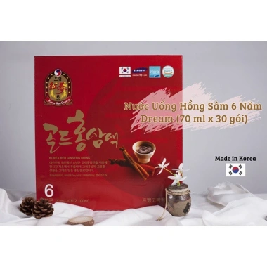 Quà Tết Nước Hồng Sâm Dream Sobek 30 gói 70ml Chính Hãng Hàn Quốc 355.000 VND