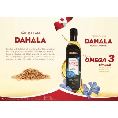 Qùa Tết sang trọng: Dầu hạt lanh 500ml trong hộp quà cao cấp, giảm giá 257k
