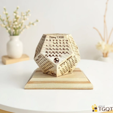 Quà Tết ý nghĩa - Lịch gỗ lục giác handmade décor bàn độc đáo, chỉ 139.000₫ 5 Quà Tết ý nghĩa - Lịch gỗ lục giác handmade décor bàn độc đáo, chỉ 139.000₫ 5