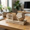 Quà Tết ý nghĩa - Lịch gỗ lục giác handmade décor bàn độc đáo, chỉ 139.000₫ 6