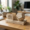 Quà Tết ý nghĩa - Lịch gỗ lục giác handmade décor bàn độc đáo, chỉ 139.000₫ 7