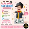 Quà Tốt Nghiệp Standee Lắc Đầu Pin Ghép Mặt Chibi Cute Trí Decor Giá 49k