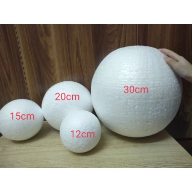 Quả xốp cứng đặc đường kính 25-30cm, hàng cắt máy, giá ưu đãi 127.000đ