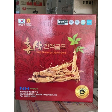 Quai xách Nước Hồng Sâm Gold Nonghyup 30 gói 70ml - Giá 319.000 VND, tăng sức đề kháng