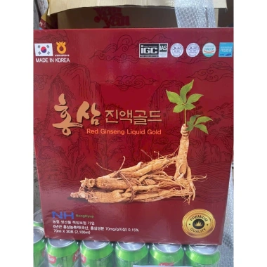 Quai xách Nước Hồng Sâm Gold Nonghyup 30 gói 70ml - Giá 319.000 VND, tăng sức đề kháng