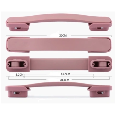 Quai xách tay cầm vali 22cm kèm ốc vít, bảo hành 1 năm - Carlton Tumi - 18.000₫