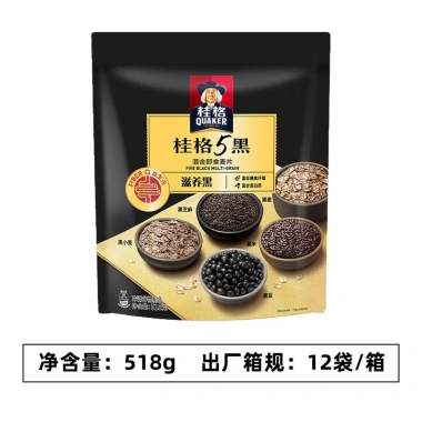 Quaker 5 Trắng 5 Đen 5 Đỏ 5 Dưỡng Ẩm - Bột Yến Mạch Prebiotic Thay Thế Bữa Sáng Giá 241.955₫ 6