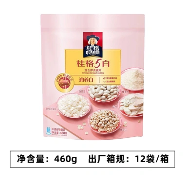 Quaker 5 Trắng 5 Đen 5 Đỏ 5 Dưỡng Ẩm - Bột Yến Mạch Prebiotic Thay Thế Bữa Sáng Giá 241.955₫ 8