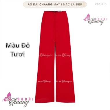 Quần 2 lớp áo dài Chaang QAD15 - Vải lụa chiffon sang trọng, giảm giá 190.776₫