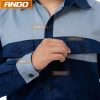 Quần áo bảo hộ lao động Ando AD02 xanh than phối ghi - Bảo vệ, giá ưu đãi 110k 4