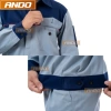 Quần áo bảo hộ lao động Ando AD03 màu ghi xanh phối xanh than - Giá giảm còn 110.000 VND 6