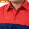 Quần áo bảo hộ lao động Ando AD04 xanh than phối đỏ - Giá chỉ 120.000₫ 3