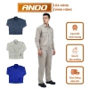 Quần áo bảo hộ lao động Ando AD09 màu ghi vải kaki 2/1 - Giá chỉ 84.000 VND