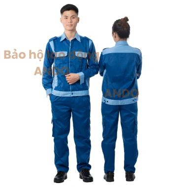 Quần áo bảo hộ lao động Ando AD26 xanh Giá ưu đãi 120.000₫ bền an toàn 3