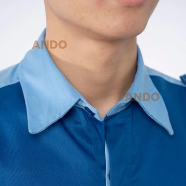 Quần áo bảo hộ lao động Ando AD26 xanh Giá ưu đãi 120.000₫ bền an toàn 4